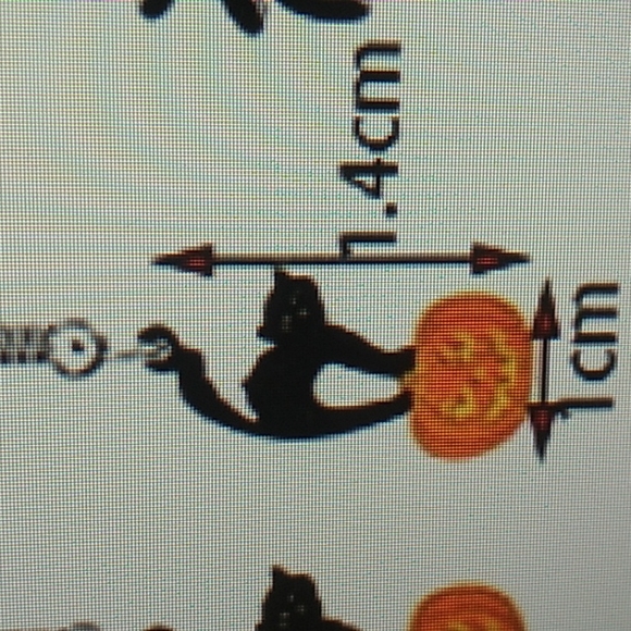 Halloween earrings Enamal Cat & Pumpkin in Orange & Black Hypoallergenic - Picture 1 of 3